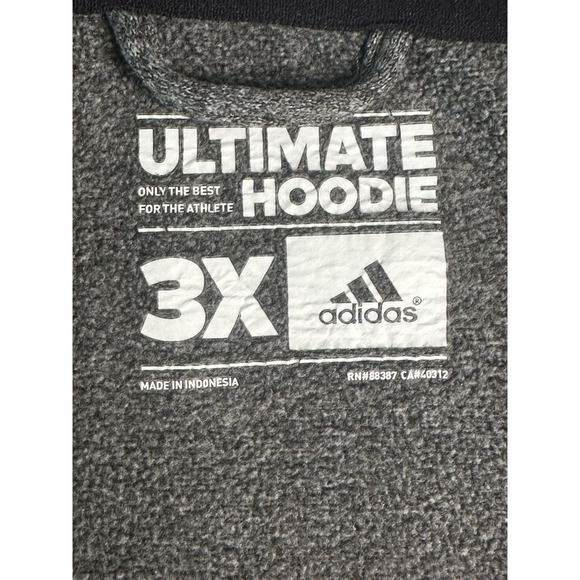 NC State Wolfpack Hoodie Jacket Mens 3XL NCAA Football Music City Bowl Adidas - Picture 11 of 13